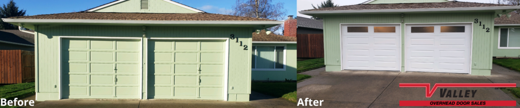 Before & After Garage Door Images