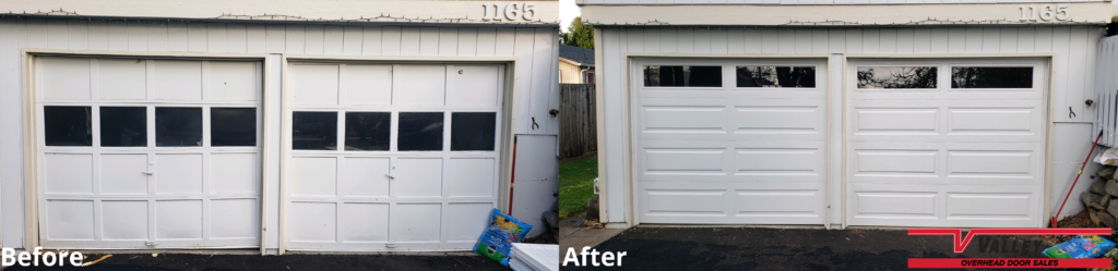 Before & After Garage Door Images