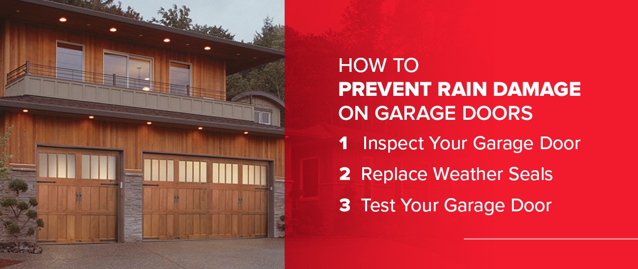 The Effects Of Rain Damage On Garage Doors And How To Prevent It