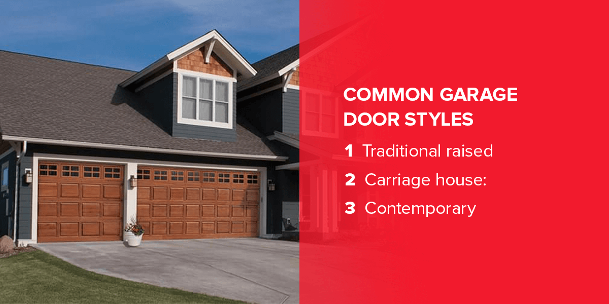 Common Garage Door Styles